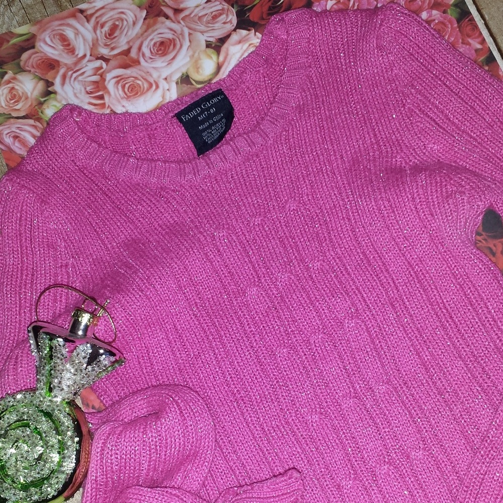 Faded Glory Sweater (Girls)